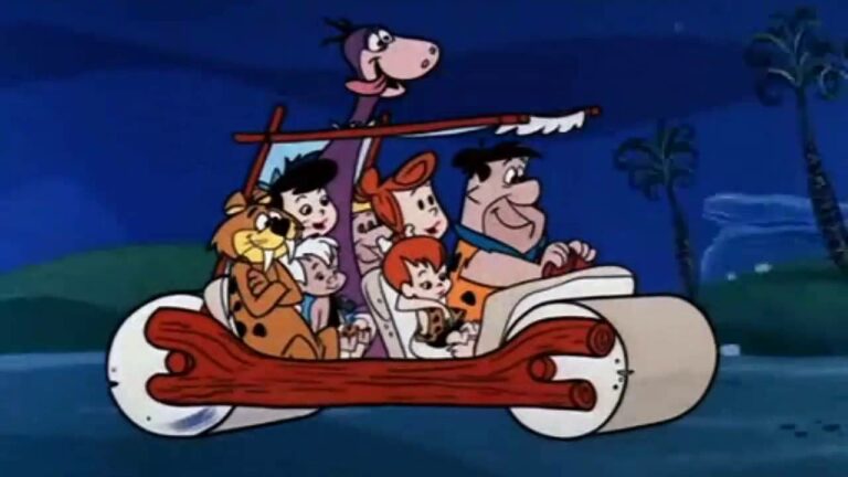 According to “The Flintstones” (ABC, 1960-66) theme, how did the Flintstone family car run?