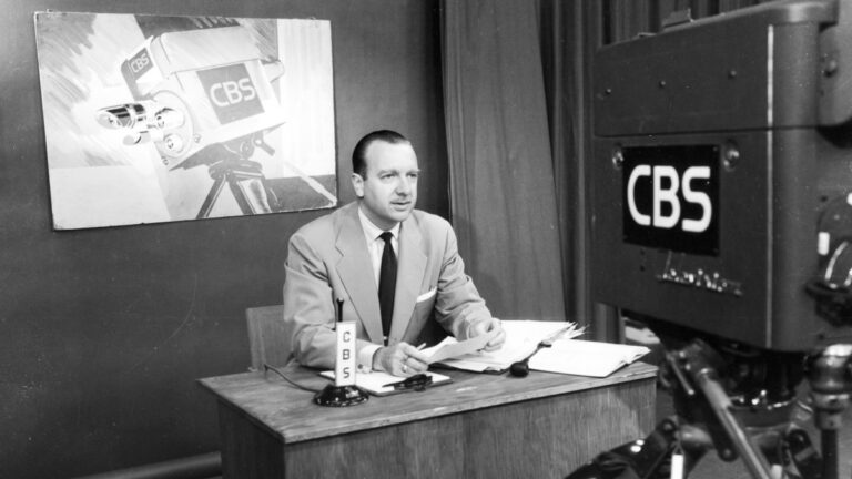 How long was Walter Cronkite anchor of the “CBS Evening News”?