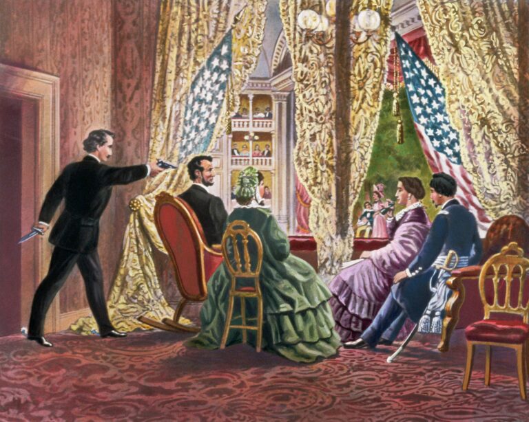 What play was President Abraham Lincoln watching at Ford’s Theater when he was assassinated?