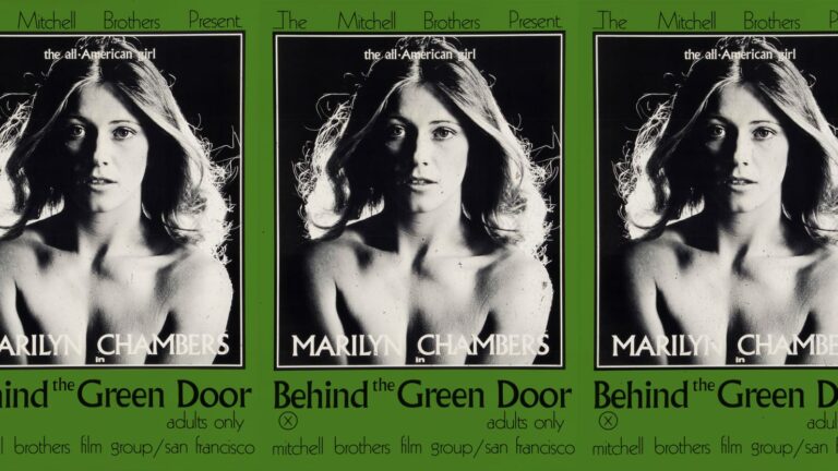 What product did Marilyn Chambers advertise before she starred in Behind the Green Door (1972)?