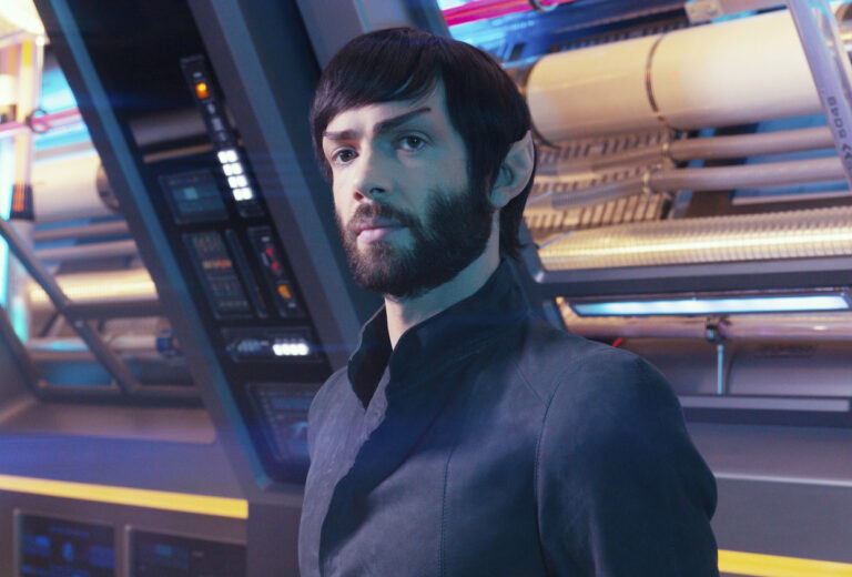 What “Star Trek” episode features Spock with a beard?