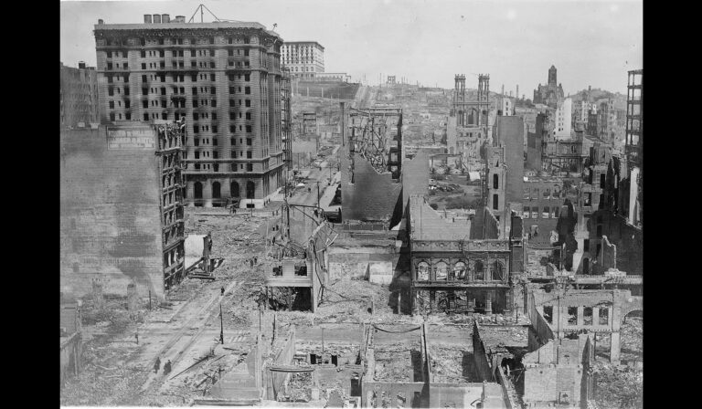 How big was the earthquake that hit San Francisco in 1906?