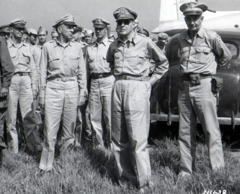 How highly ranked was World War II general Douglas MacArthur in his graduating class at West Point?
