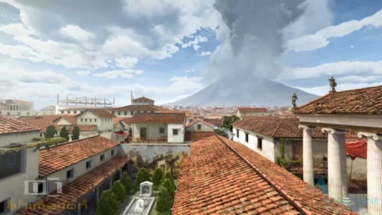 How many cities were destroyed by the eruption of Mount Vesuvius?