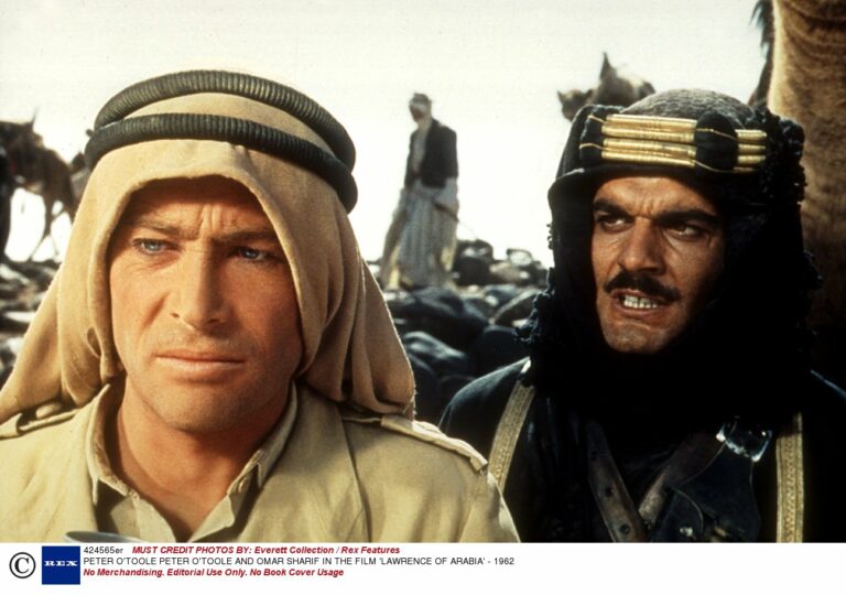 How many female speaking roles are in Lawrence of Arabia (1962)?