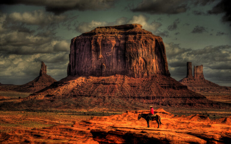 How many films did John Ford shoot in Monument Valley, on the Arizona-Utah line?