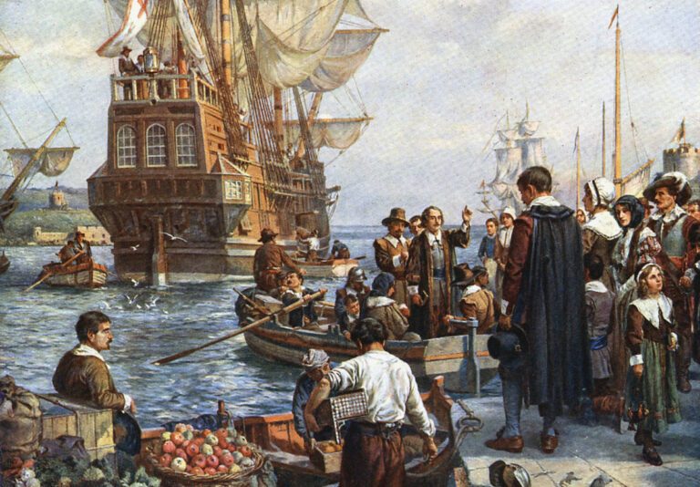 How many people signed the Mayflower Compact?