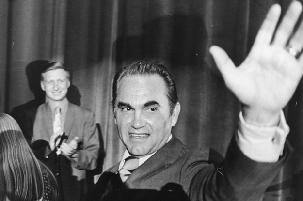 How well did George Wallace do in the 1968 presidential election?