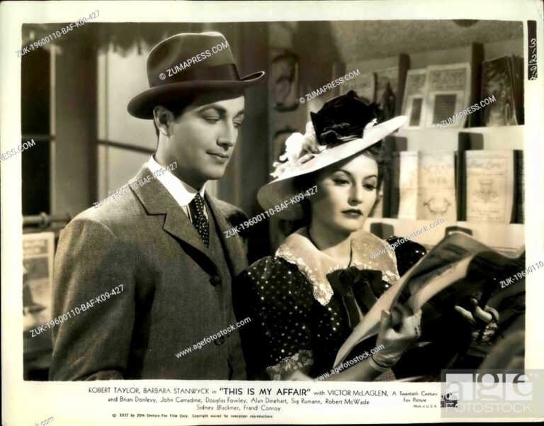 In how many movies did Robert Taylor and Barbara Stanwyck appear together?