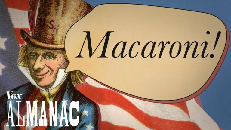 In the song “Yankee Doodle,” why did Yankee Doodle stick a feather in his cap and call it Macaroni?