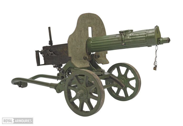 In what war was the Gatling gun first used?