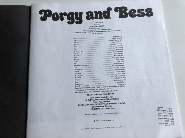 On what novel is George Gershwin’s opera Porgy and Bess (1935) based?