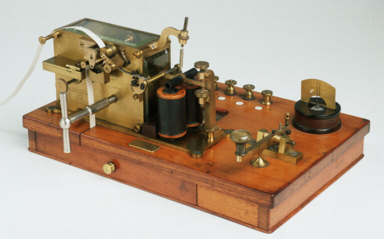Under what pen name did telegraph inventor Samuel F. B. Morse write?