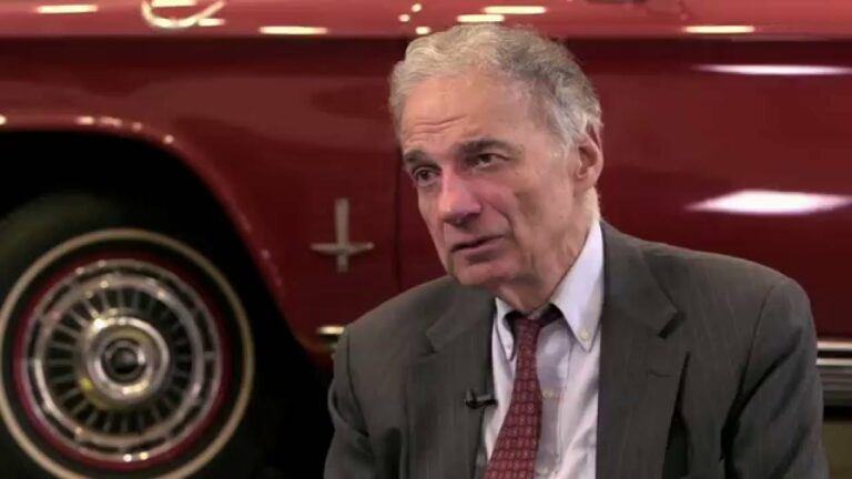 What car’s safety defects did Ralph Nader expose in Unsafe at Any Speed?