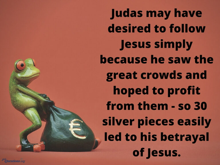 What did Judas receive for betraying Christ?