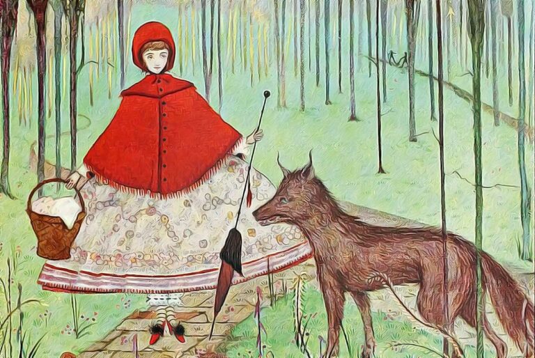 What happens to Little Red Riding Hood?