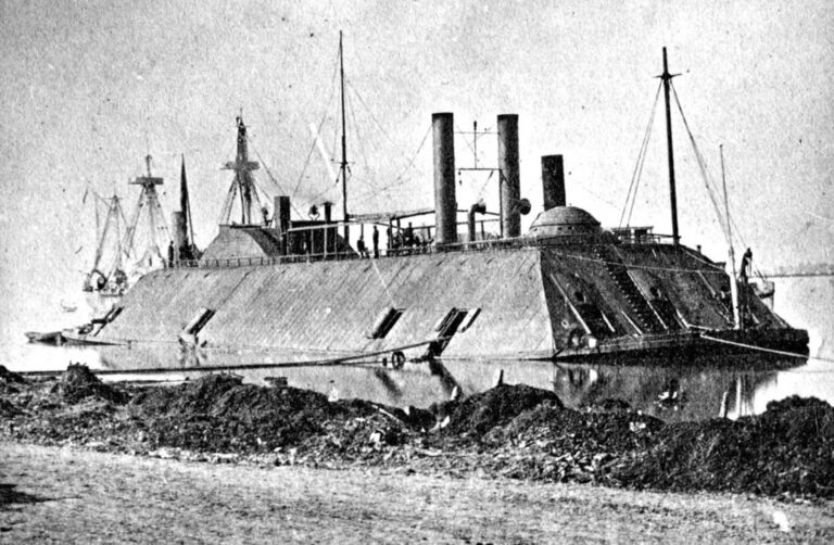 What ironclad ship fought the Monitor during the Civil War?