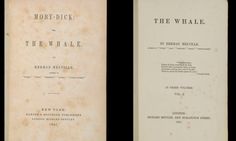 What is the first sentence of Herman Melville’s Moby Diek?