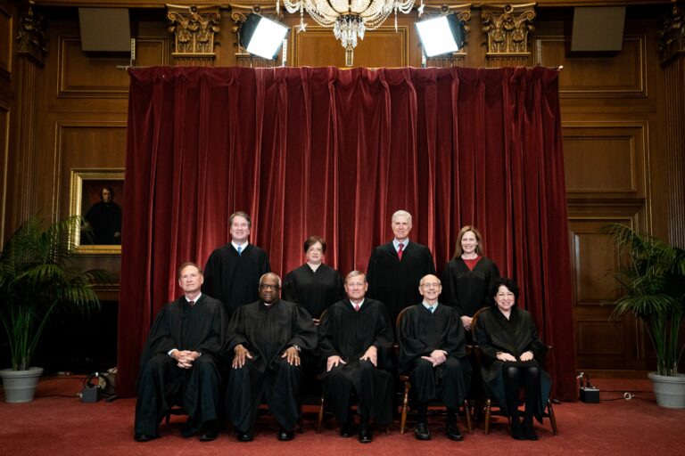 What is the number of Supreme Court justices specified in the U.S. Constitution?