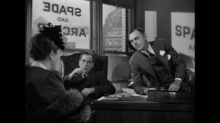What part did Walter Huston play in The Maltese Falcon (1941), directed by his son John?