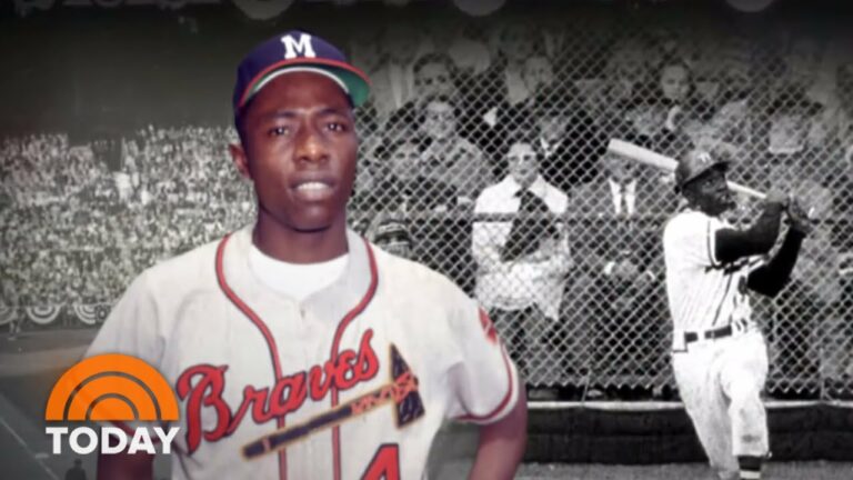 What was Hank Aaron’s first major league team?