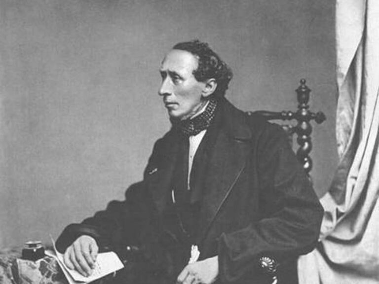 What was Hans Christian Andersen’s first published work?