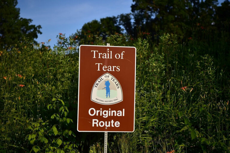 What was the “Trail of Tears” under the terms of the Indian Removal Act of 1830?