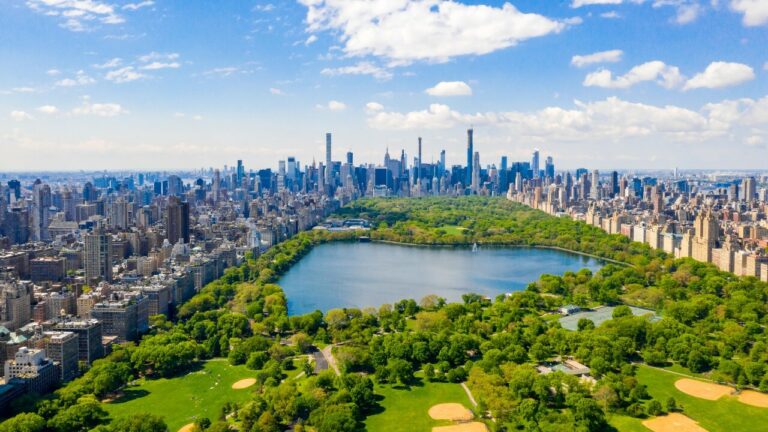 When did Central Park in New York first open to the public?