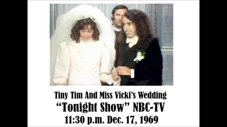 When were Tiny Tim and Miss Vicky married on “The Tonight Show”?