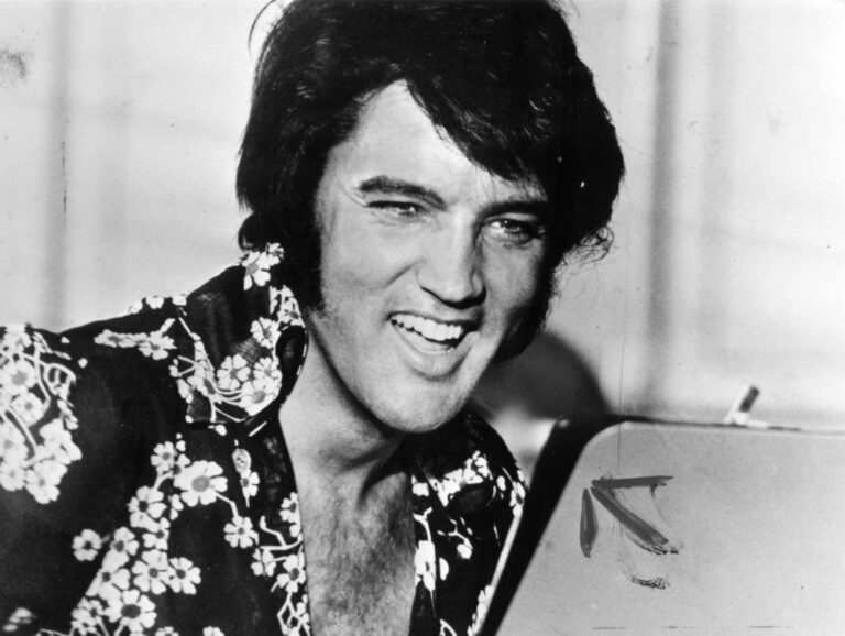 Where did Elvis Presley make his TV debut?
