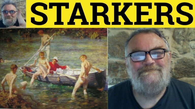 Where does the term Stark Naked come from?