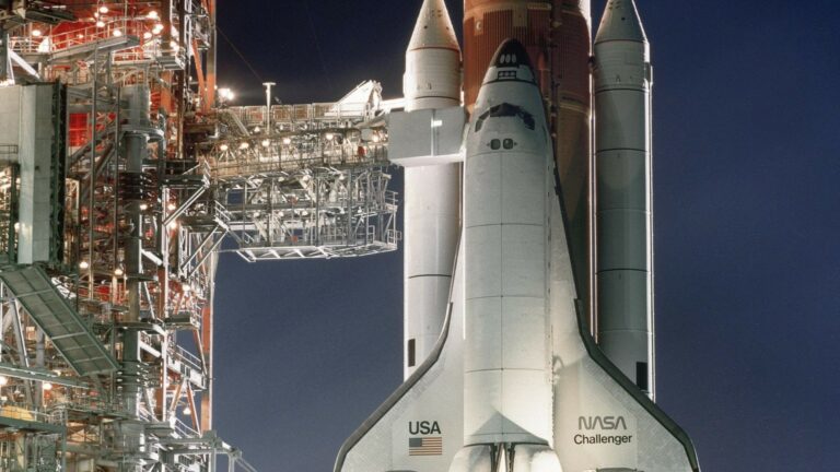 Who flew the first mission in the U.S. space shuttle program?