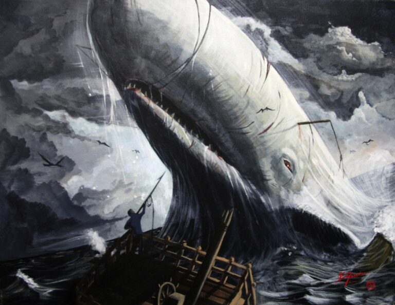 Who played Ahab in the original film version of Moby Dick (1930)?