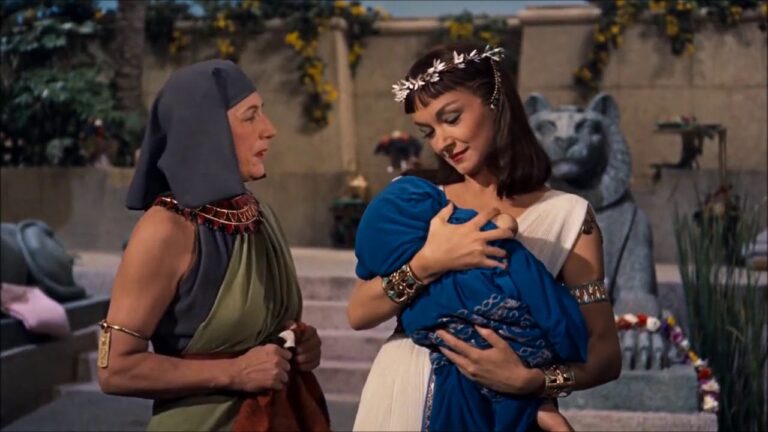 Who played the infant Moses in The Ten Commandments (1956)?