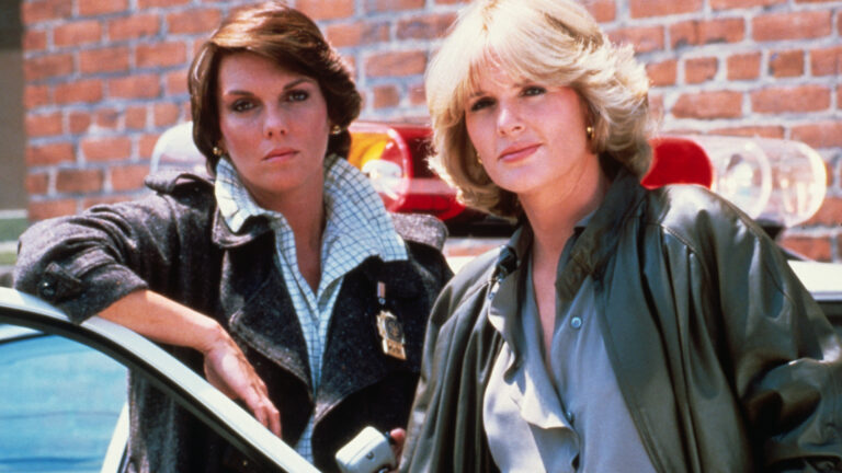 Who played the title characters in the TV movie pilot “Cagney and Lacey”?
