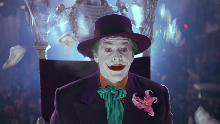 Who plays the young Jack Nicholson in Batman (1989)?