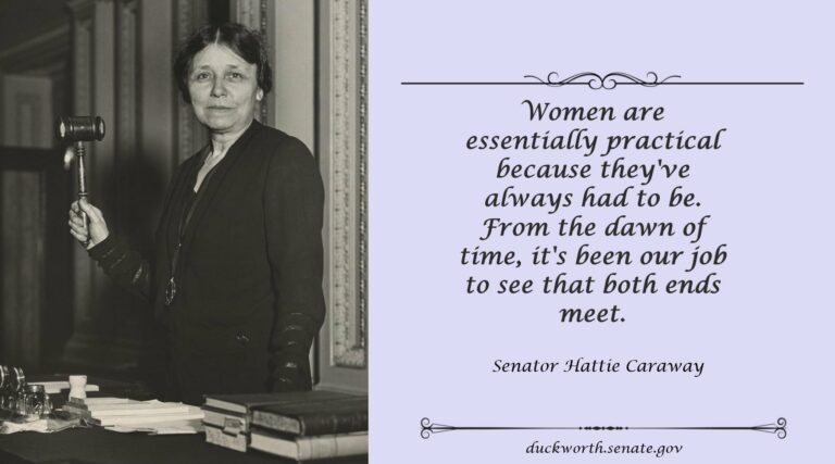 Who was the first woman elected to the U.S. Senate?