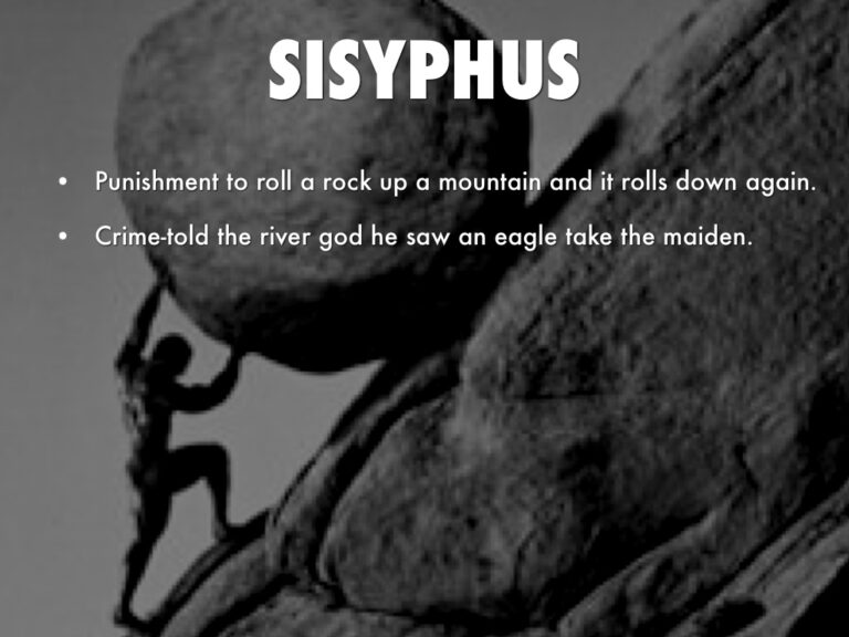 Why was Sisyphus of Greek mythology punished?